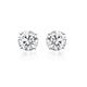 1.50 Carat Round Brilliant Cut Diamond Stud Earrings 14K White Gold