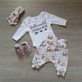 Hello World Bodysuit, I'm New Going Home Outfit, Newborn Announcement Hello Baby Mittens, Hat, Pink Floral Koala Set