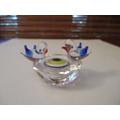 Crystal Glass Bird Table Ornament