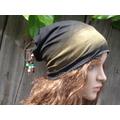 Women Slouchy Black Cotton Hat, Hat, Stylish Chemo Hat For Womens, Beanie Boho, Hippie, Cancer