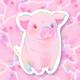 Pig Sticker | Rainbow Pig, Pastel Sticker, Cute Stickers, Laptop Decals, Scrapbooking, Cool Small Gift, Ipad Animal Gifts