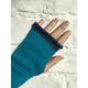 Turquoise Blue Gloves, Fingerless Alpaca Wrist Warmers, Arm Women's UK Gloves