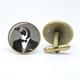 Penguin in A Tuxedo Bronze/Silver Plated Cufflinks With Dapper Animal Design Gift For Groomsmen