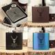 Personalised Stag Deer Groomsmen Hip Flask | Groom Usher Best Man Gift