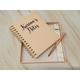 Personalised Hardback Spiral Notebook | Pink Pen Gift Set Create Your Own Customise Sticker