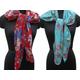 Combo Offer/ 2 Scarves/Multicolored Scarf/ Red Scarf Fashion Floral Gift/For Her/ Ideas