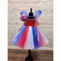 Red White & Blue Fairy Dress Up Set For Girls - Princess Dresses Toddlers Tutus Baby Superhero Halloween Costume 4Th Of July