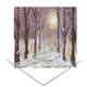 Winter Wonderland Handmade Greetings Card-Bright Colourful-Birthday Card-Original Art Gift-Blank Note Card Woodland Card-Winter Scene