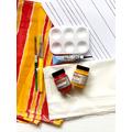 stripe Pattern Silk Painting Kit, Fabric Painting, Design Your Own Scarf, Craft Diy Gift, Mother's Day Gift