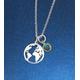 sterling Silver Jewellery, World Map Necklace, Necklace, Globetrotter Accessories, Globe Gift For Her