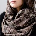 Brown Pashmina Wool Shawl Scarf Blanket Wrap 40x85 Inches