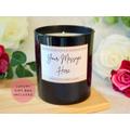 Personalised Candle, Any Message Candle Gift, With Gift Box, Scented Soy Wax