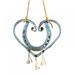Aosijia Love Wind Chime with Steel Nails Horseshoe Retro Wind Chime Love Heart Wind Chimes Garden Home Window Decor Valentine s Day Decoration Metal Heart Shaped Wind Chimes