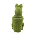 JeashCHAT Easter Decorations Clearance Easter Decorations Rabbit Flower Pot Succulent Planter Resin Rabbit Flower Pot Cartoon Planter Large Pen Holder Home Office Garden Decoration