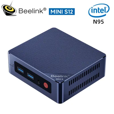 Beelink-Mini PC S12 12e génération Intel Alder Lake N95 8 Go DDR4 256 Go SSD WiFi 5 LAN