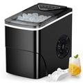 ColorLife 26 Lb. Lb. Daily Production Bullet Ice Countertop Ice Maker, Self-Cleaning Ice Makers in Black | 12.5 H x 8.7 W x 12.3 D in | Wayfair