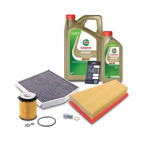 Bestprice Inspektionspaket SET A + 6L CASTROL EDGE 0W-30 Motoröl für Mercedes-Benz