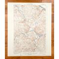 Antique Allagash, Maine 1933 Us Geological Survey Topographic Map - Aroostook County, St. John River, Dickey, St Francis, Black, Canada, Me