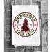 The Holiday Aisle® Christmas Tree Farm Red Buffalo Plaid Flour Sack Tea Towel Flour Sack, Cotton | 27 H x 27 W in | Wayfair