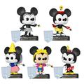 Disney Archives: Minnie Funko Pop Set of 5 with Protector Bundle - Includes Plane Crazy On Ice Princess Totally Minnie Mouse Vinyl Figures with 5 Blue Salamander Emporium Plastic Protector Cases