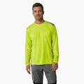 Dickies Men's Temp-Iq® 365 Long Sleeve Pocket T-Shirt - Neon Yellow Size L (SL620)