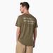 Dickies Men's Cooling Performance Graphic T-Shirt - Military Green Heather Size M (SS607)