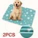 2Pack Dog Cooling Mat Summer Pet Bed Accessories For Small Large Dogs Reusable Diaper Pet Urine Blanket(Green)