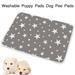 1 Pack Reusable Washable 50x70cm Medium Anti-slip Bottom Dog Training Pads Super Absorbent Leak-proof Incontinence Pet Pee Wee Mat Dog Toilet for Cat Rabbit(Gray)