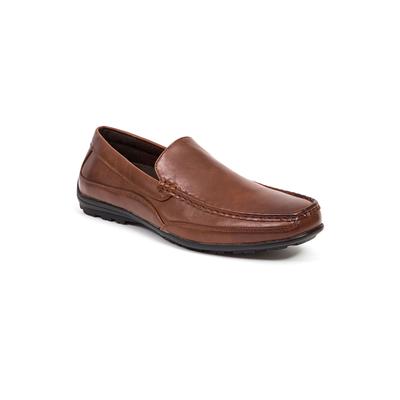Wide Width Men's Deer Stags®Slip-On Driving Moc Loafers by Deer Stags in Brown (Size 11 W)