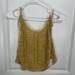 Free People Tops | Freepeople Tank Top With Tags | Color: White/Yellow | Size: M