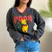 Disney Sweaters | Disney | Pooh Holiday Fleece Sweater | Color: Gray/Red | Size: L