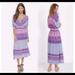 Free People Dresses | Free People Multi Print Boho Dress/Beach Coverup | Color: Blue/Purple | Size: M