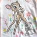 Disney Pajamas | Disney Bambi / Thumper Baby Girls Sleeper Pajama Set (9m) White/Peach - Pink Nwt | Color: Pink/White | Size: 9mb