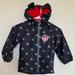 Disney Jackets & Coats | Disney Junior Mickey Mouse Black Zip Up Jacket With Mickey Ears Hood Size 3t | Color: Black/Red | Size: 3tg
