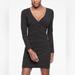 Athleta Dresses | Athleta Long Sleeve Wilder Dark Gray Fitted Dress Size Small | Color: Gray | Size: S