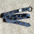 J. Crew Accessories | J. Crew Silk Tie Belt | Color: Black/Blue | Size: S/M
