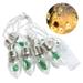 10PCS Hot Home Ornamnet Household Supplies Garden Decoration Fairy Lights Night Lighting nowflake Bulbs LED String Fairy Lights