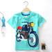 Qufokar Baby ening Outfit Boy Going Home Outfit Baby Boy Blous Toddler T-Shirt Sleeve Clothes Tops Kids Cartoon Short Girls Baby Boys Boys Outfits&Set