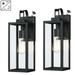 17.75 H Outdoor Light Fixtures Wall Mount Large Dusk to Dawn Outdoor Lighting for House Porch Home Doorway 2-Pack