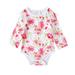 Qufokar Thick Thighs And Pumpkin Pies Baby Baby Pants With Zipper Bodytsuit Girls Fashion Baby Floral Romper Outfits Lace Patchwork Boys Romper&Jumpsuit