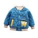 Qufokar Newborn Baby Boy Girls Plaid Outfit Flannel Romper Tops Infant Long Boys Winter Jacket Size 10 Toddler Child Baby Boys Girls Long Sleeve Cartoon Patchwork Winter Coats Baseball Jacket Outer O