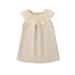 Swing Casual Dress Dance Dresses for Girls Kids Toddler Baby Girls Summer Solid Cotton Sleeveless Casual Dress Cotton Kids Dresses For Girls Long Sleeved Dresses Toddler Toddler Christmas Dress 5t