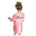 Qufokar mas Pajamas Kids Fleece Girls Size 6 Kimono Solid Pajamas Sleepwear Toddler Robes Girls Baby Satin Bathrobe Silk Kids Girls Tops