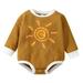 Qufokar Organic Baby Boy Clothes Easter Clothes for Baby Boy Toddler Kids Child Baby Boys Girls Patchwork Cute Cartoon Long Sleeve Romper Bobysuit Outfits Clothes