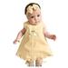 Simple Long Sleeve Dress 5t Dress Maxi Outfit Dress+Headband Baby Bow Casual Girl Sleeveless Set Girls Dress&Skirt Dress up Clothes Rack for Little Girls Long Dress Toddler Girl