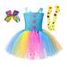 Toddler Outfits Sets Summer Baby Girls Fancy Dress Princess Pageant Dress Carnival Tutu Princess Dress Bowknot Sock 3Pcs Kids Clothes Suit