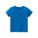 Qufokar Toddler Superman Shirt Boys Summer Wear Toddler Kids Girls Boys Short Sleeve Basic T Shirt Casual Summer Tees Shirt Tops Solid Color