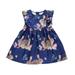 Dress Collar Girls Toddler Christmas Dress Bunny Girls Cute Dress Summer And Flower Easter Sleeveless Frilly Print Girls Dress&Skirt Girl Dresses Lace Girls Denim Outfits