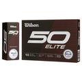 2023 Wilson Fifty Elite Golf Ball White 12-Pack