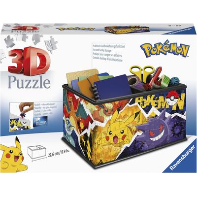 3D-Puzzle RAVENSBURGER "Aufbewahrungsbox Pokémon" Puzzles bunt Kinder Made in Europe; FSC - schützt Wald weltweit